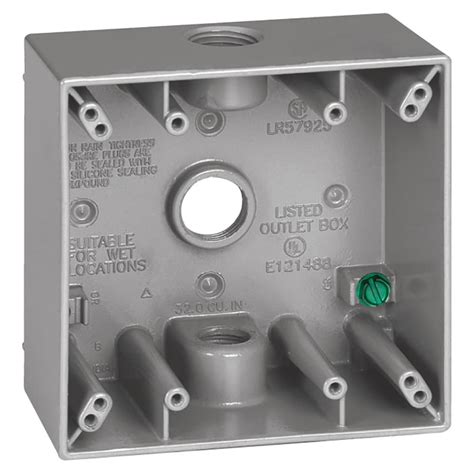 2 gang metal junction box|2 gang metal outlet box.